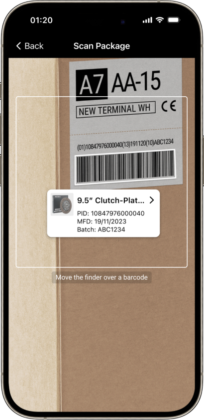 screenshot of Scanbot Barcode Scanner SDK